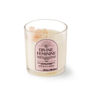 Divine Feminine with Rose Quartz Crystals